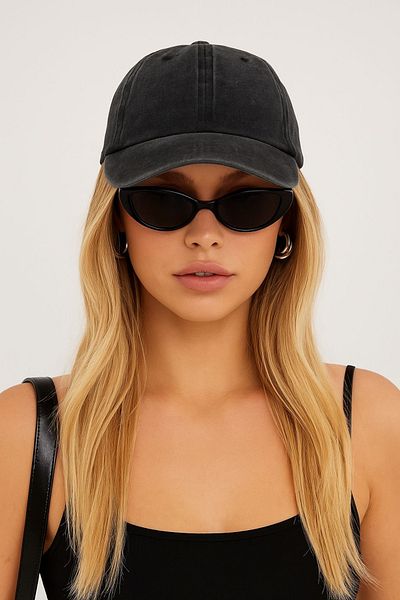 Goldmine Unisex Washed Vintage Basic Hat Anthracite