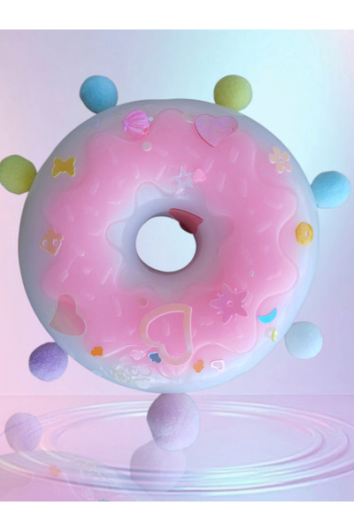 OYUNCAKSAHİLİ Fufu Squishy Donut Çörek Esnek Sukuşi Oyuncak Skuşi Boncuk Akse...