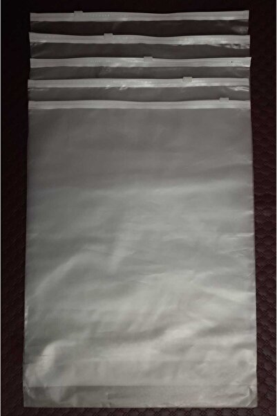Kraftpack Buzlu Şeffaf Lamineli , Beyaz Fermuarlı Kilitli Poşet ,tekstil Çanta 25x35  Cm -10 Adet