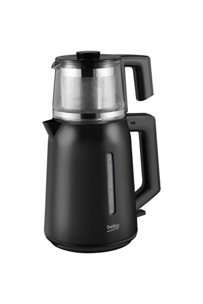 Beko Bkk 2221 C 1650 Watt Siyah Cam Demlikli Çay Makinesi 1-2 L