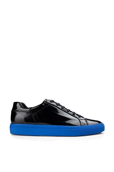 Deery Γνήσιο δέρμα Μαύρα Ανδρικά Παπούτσια Sneaker