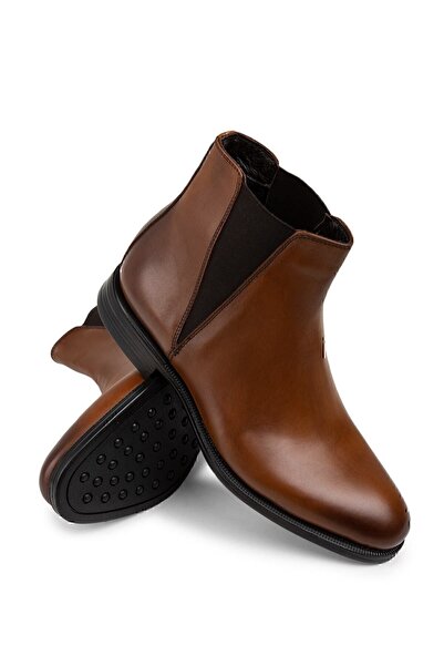 Deery Hakiki Deri Taba Rengi Chelsea Erkek Bot