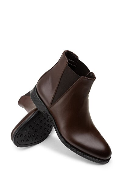 Deery Hakiki Deri Kahverengi Chelsea Erkek Bot