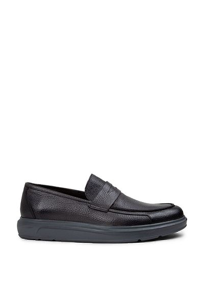 Deery Ανδρικά παπούτσια Comfort Loafer από γνήσιο δέρμα σε γκρι χρώμα