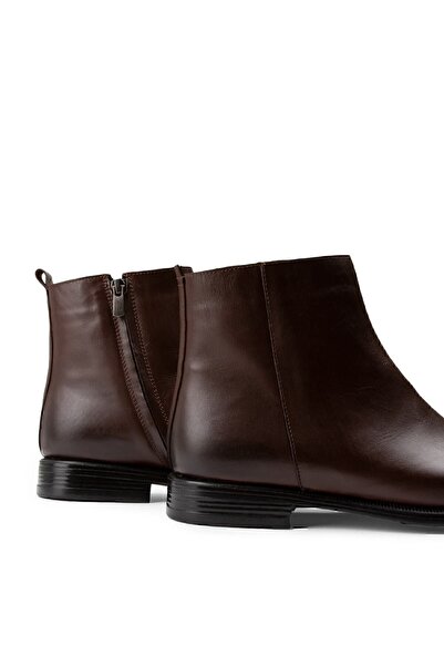 Deery Hakiki Deri Kahverengi Erkek Bot