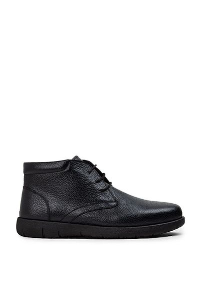 Deery Ανδρικές μπότες από γνήσιο δέρμα Navy Blue