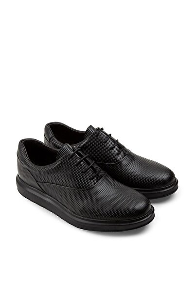 Deery Ежедневни удобни черни обувки от естествена кожа