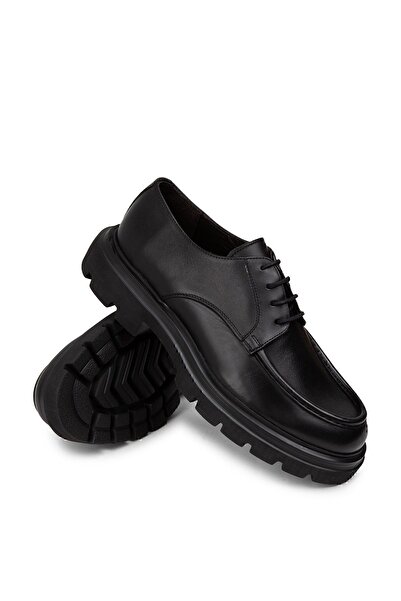 Deery Black Genuine Leather Men's Casual Shoes