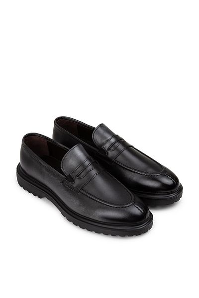 Deery Ανδρικά Loafer παπούτσια από γνήσιο δέρμα Vintage Grey