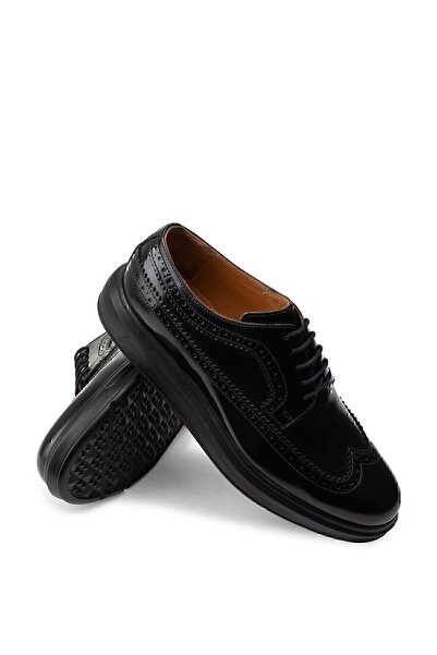 Deery Hakiki Deri Siyah Comfort Günlük Erkek Ayakkabı