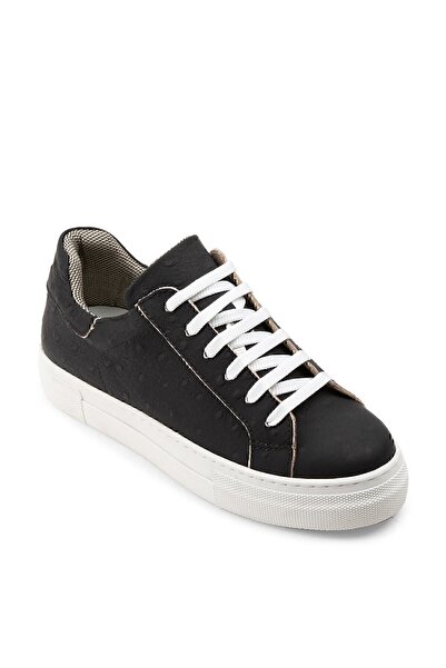 Deery Genuine Nubuck Black Polka Dot Sneaker Women's Shoes