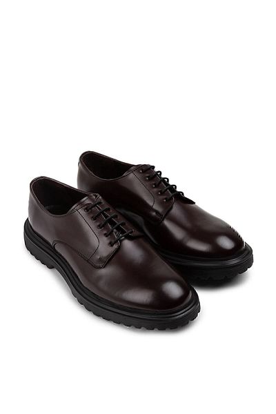 Deery Genuine Leather Claret Red Casual Men's Shoes