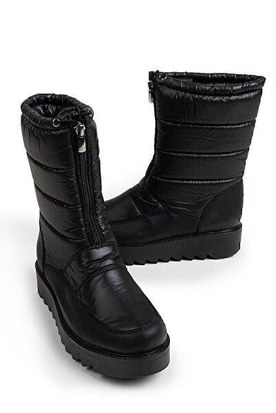 Deery Μαύρες γυναικείες μπότες χιονιού