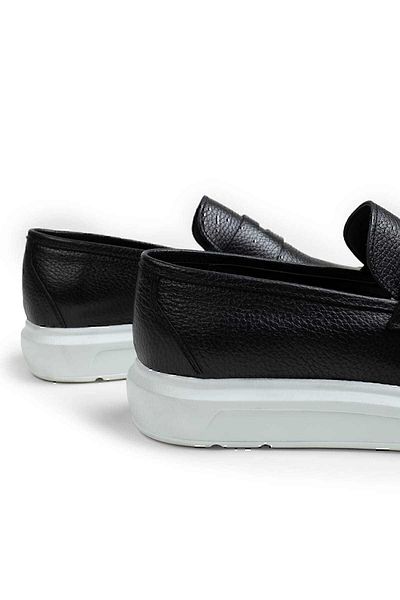 Deery Ανδρικά μαύρα παπούτσια Loafer Comfort