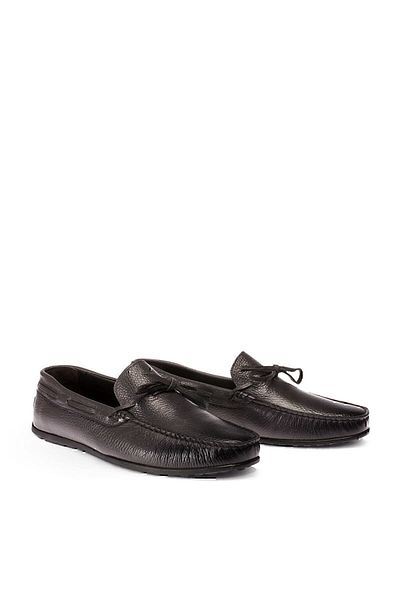 Deery Γκρι Σκούρα Ανδρικά Παπούτσια Loafer 01647MSYHC03