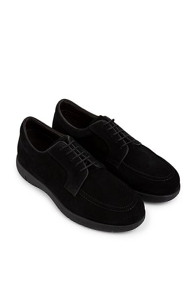 Deery Γνήσια Suede Μαύρα Casual Ανδρικά Παπούτσια