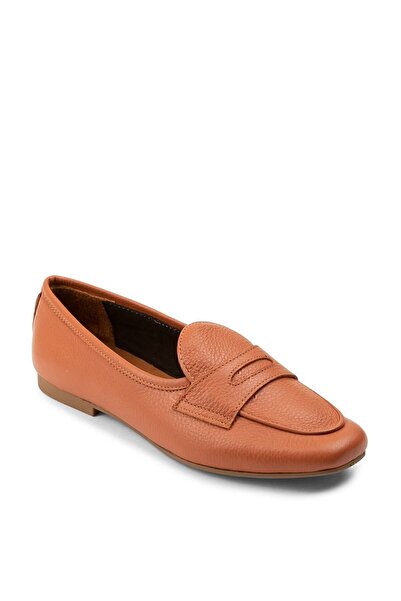 Deery Справжня шкіра Помаранчеві жіночі балетки