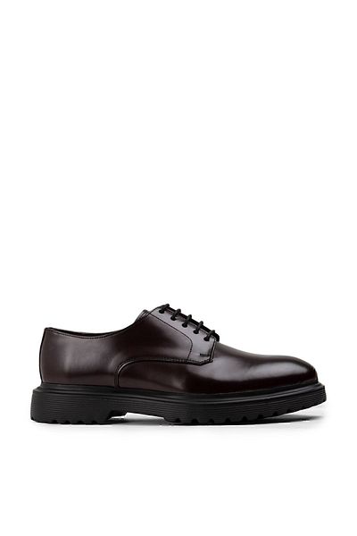 Deery Genuine Leather Claret Red Casual Men's Shoes