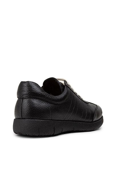 Deery Black Genuine Leather Men's Casual Shoes