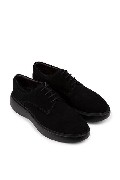 Deery Γνήσια Suede Μαύρα Casual Ανδρικά Παπούτσια