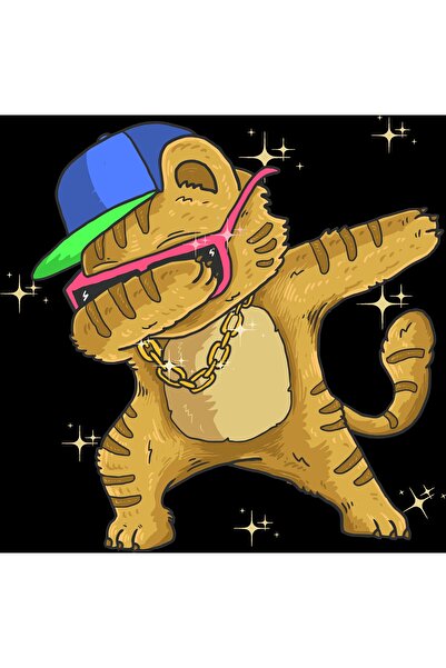 Reysa Tasarım ملصق آيس كريم ملون مقاس 10 × 10 سم