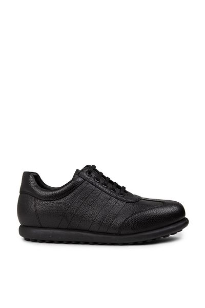 Deery Men's Genuine Leather Black Casual Shoes