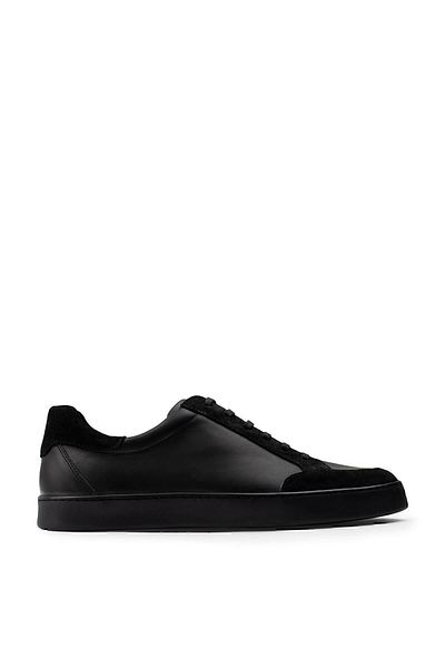 Deery Γνήσιο δέρμα Μαύρα Ανδρικά Παπούτσια Sneaker