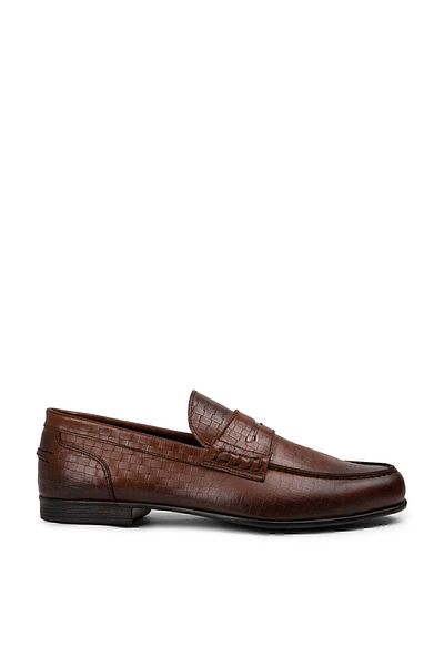Deery Ανδρικά Loafer Παπούτσια από γνήσιο δέρμα Tan Color