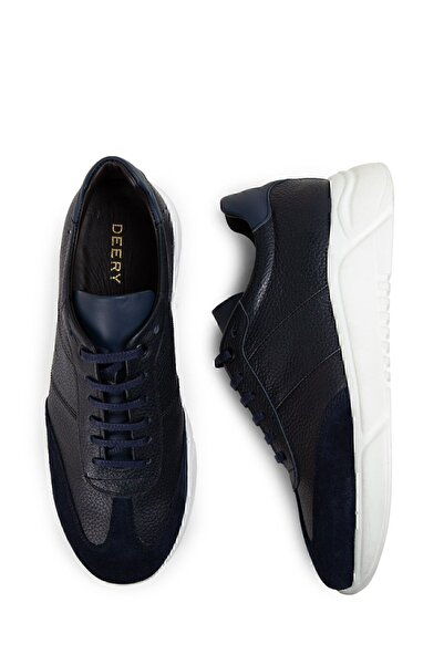 Deery Чоловічі кросівки з натуральної шкіри, темно-сині