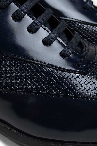 Deery Ανδρικά παπούτσια Casual λουστρίνι Navy Blue