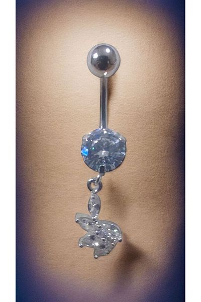 Begonia Accessories 316L Surgical Steel Stainless Tarnish Free Fashion Zircon Stone Navel Piercing