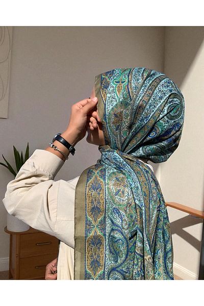 Baştacı Baştaci Soft Ethnic 0222 Khaki Shal