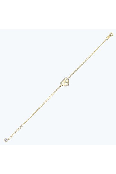 Altınbaş Altın Kalp Bileklik