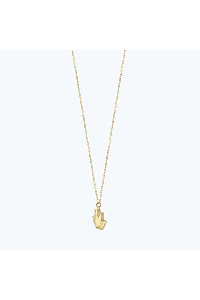 Altınbaş Altın Lotus Kolye