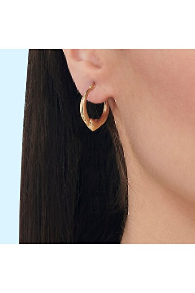 Altınbaş Altın Halka Küpe