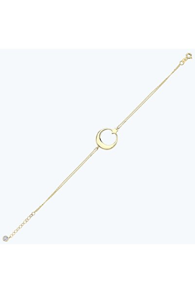 Altınbaş Altın Ay Yıldız Bileklik