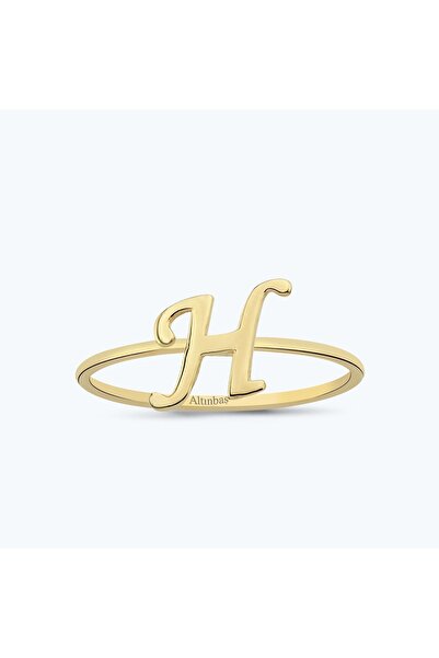 Altınbaş Altın H Harfi Yüzük