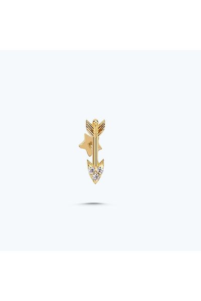 Altınbaş Gold Tragus Arrow Piercing