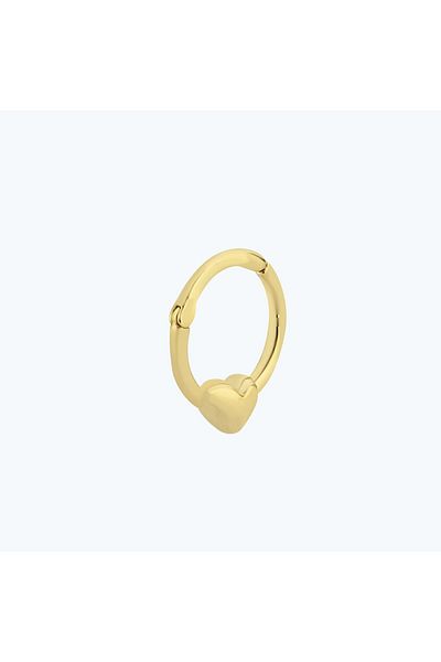Altınbaş Gold Helix Heart Piercing