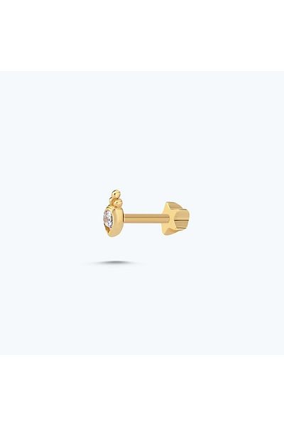 Altınbaş Gold Tragus Drop Piercing
