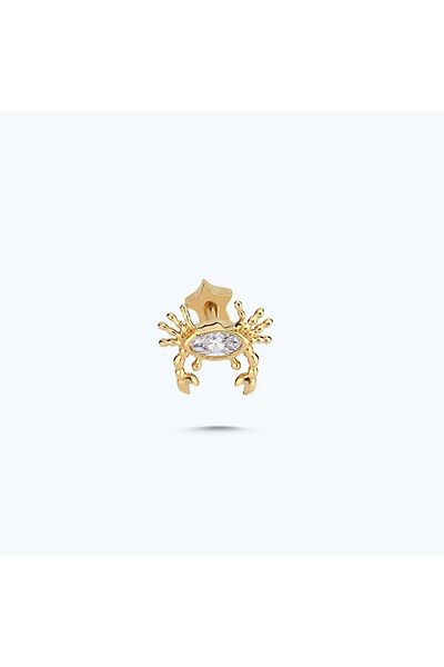 Altınbaş Gold Tragus Crab Piercing