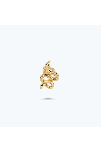 Altınbaş Gold Tragus Snake Piercing