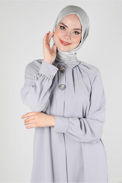 Alvina ACCESSORY DETAILED SHIRT COLLAR TUNIC 43507