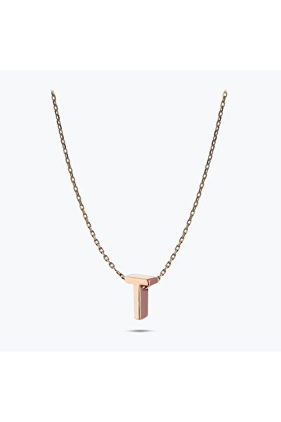 Altınbaş Altın T Harfi Kolye