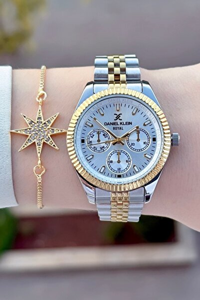 Daniel Klein Women's Wristwatch and Gift Bracelet