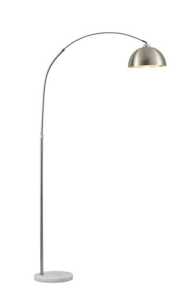 Apliqa Modrica Nikel Kaplamalı Deve Boynu Lambader