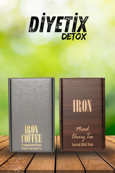 Diyetix Iron Coffee & Iron Mixed Cherry Tea Detox Set