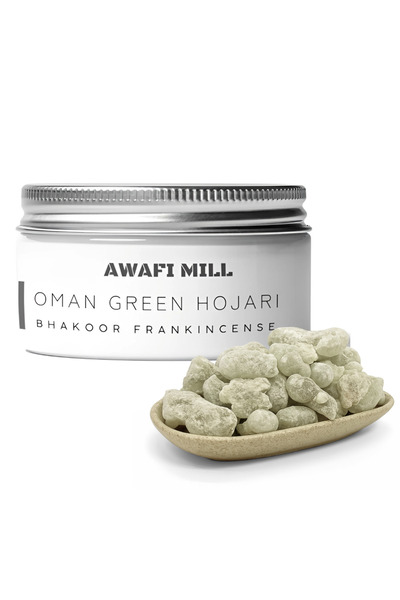 AWAFI MILL عمان الحجاري الأخضر | بخور اللبان - 113 جرام / 4 أوقية