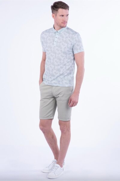 Efor 029 Slim Fit Nil Yeşili Bermuda