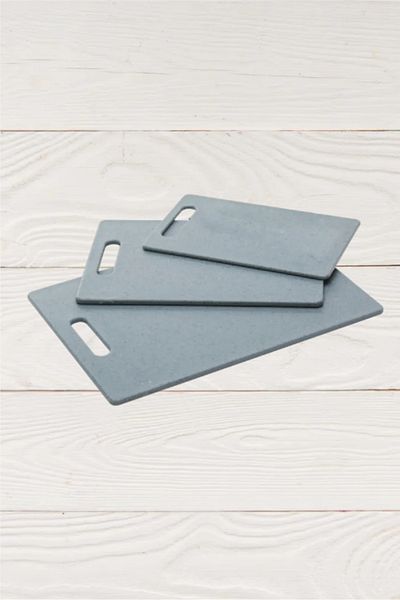 Parfait 3 Piece Cutting Board Set Grey